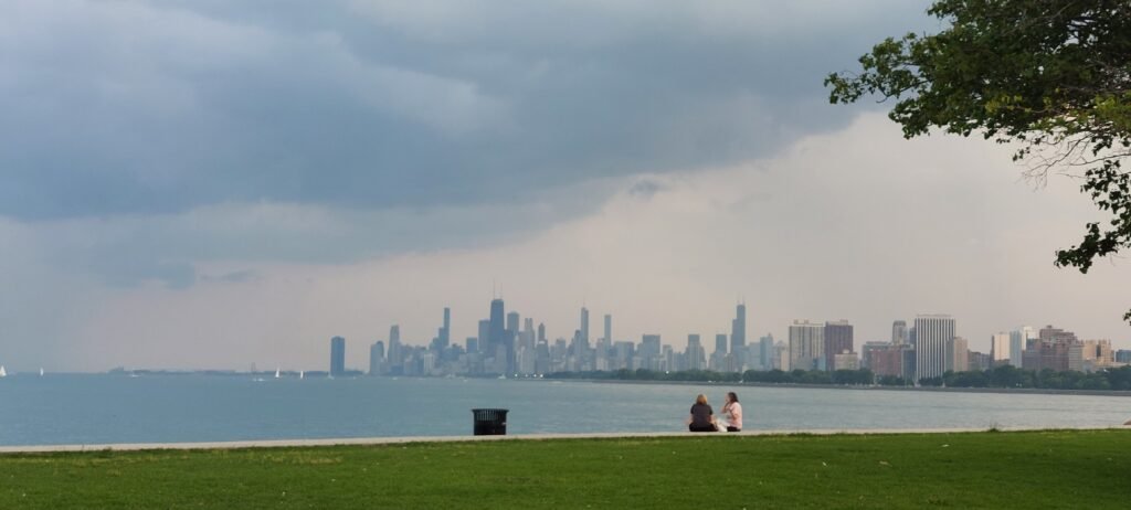 Chicago skyline from north